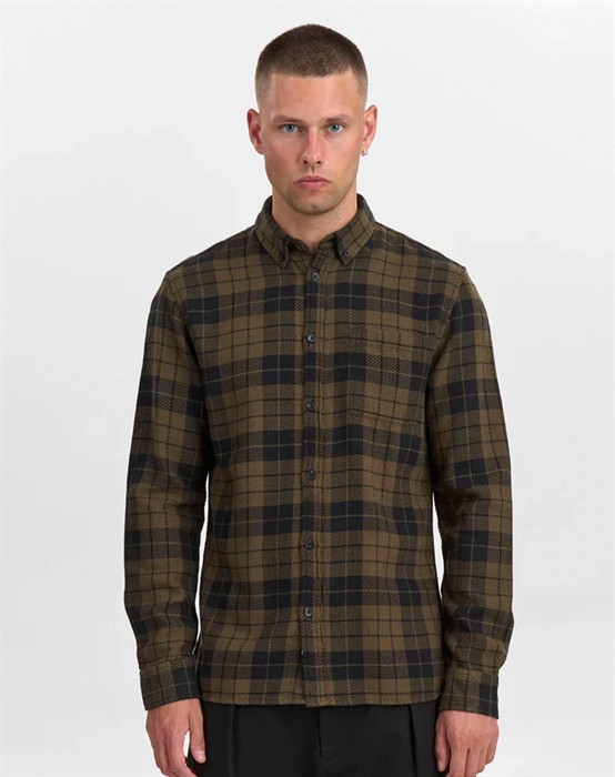 AKLeif Twill Check Skjorte 